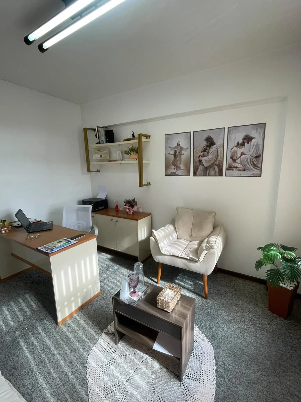 Sala de atendimento do consultório em Pinhais